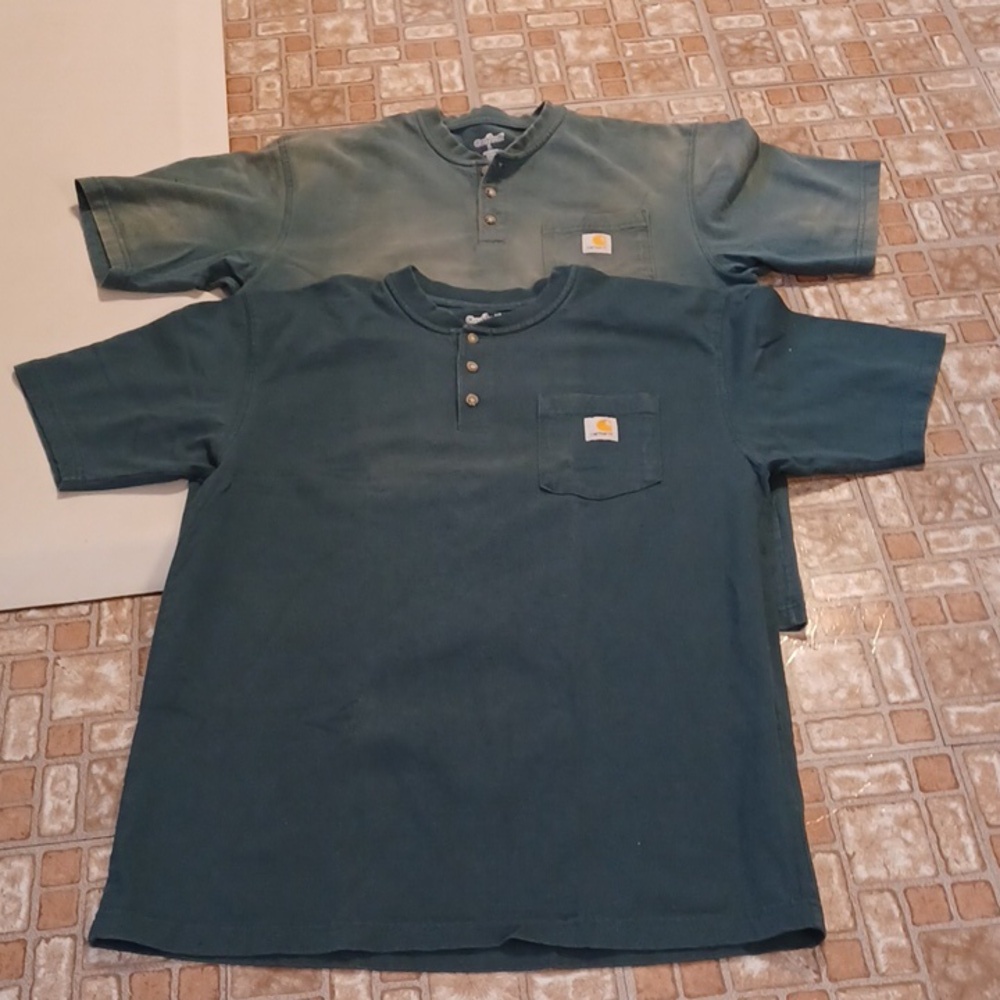 Carhartt men's shirts pocket polo men's size large